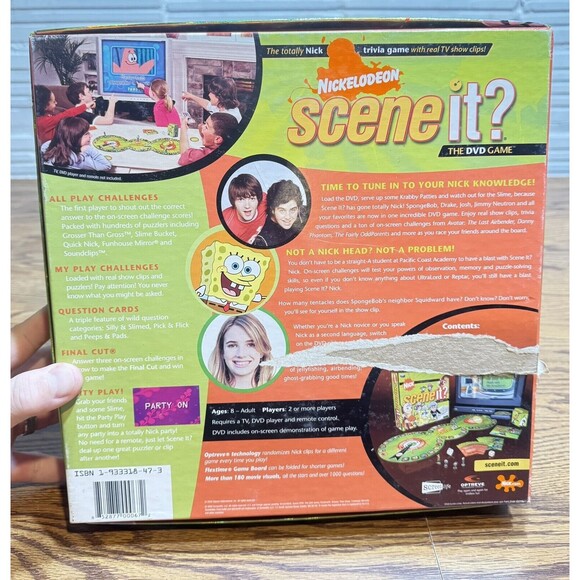 NICK SCENE IT! THE NICK TRIVIA DVD GAME - COMPLETE - 2006 - - Picture 12 of 12